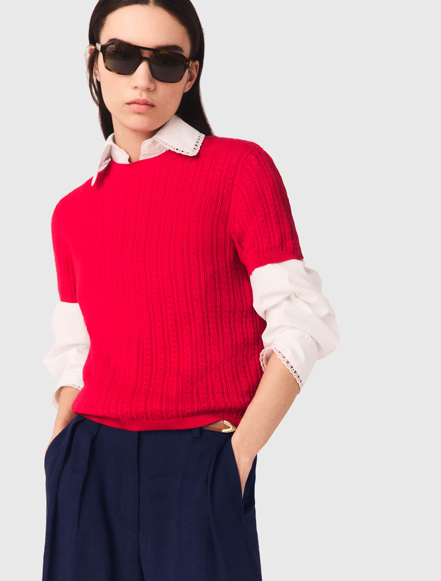 Round-neck jumper
