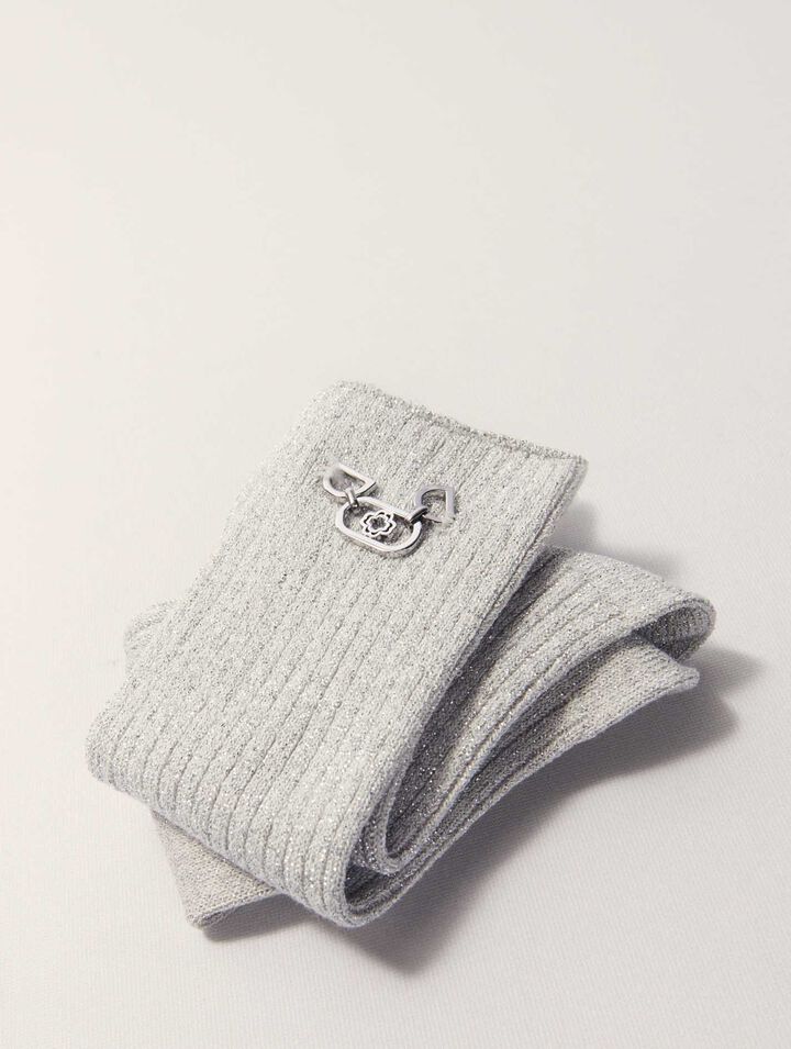 Chaussettes en lurex