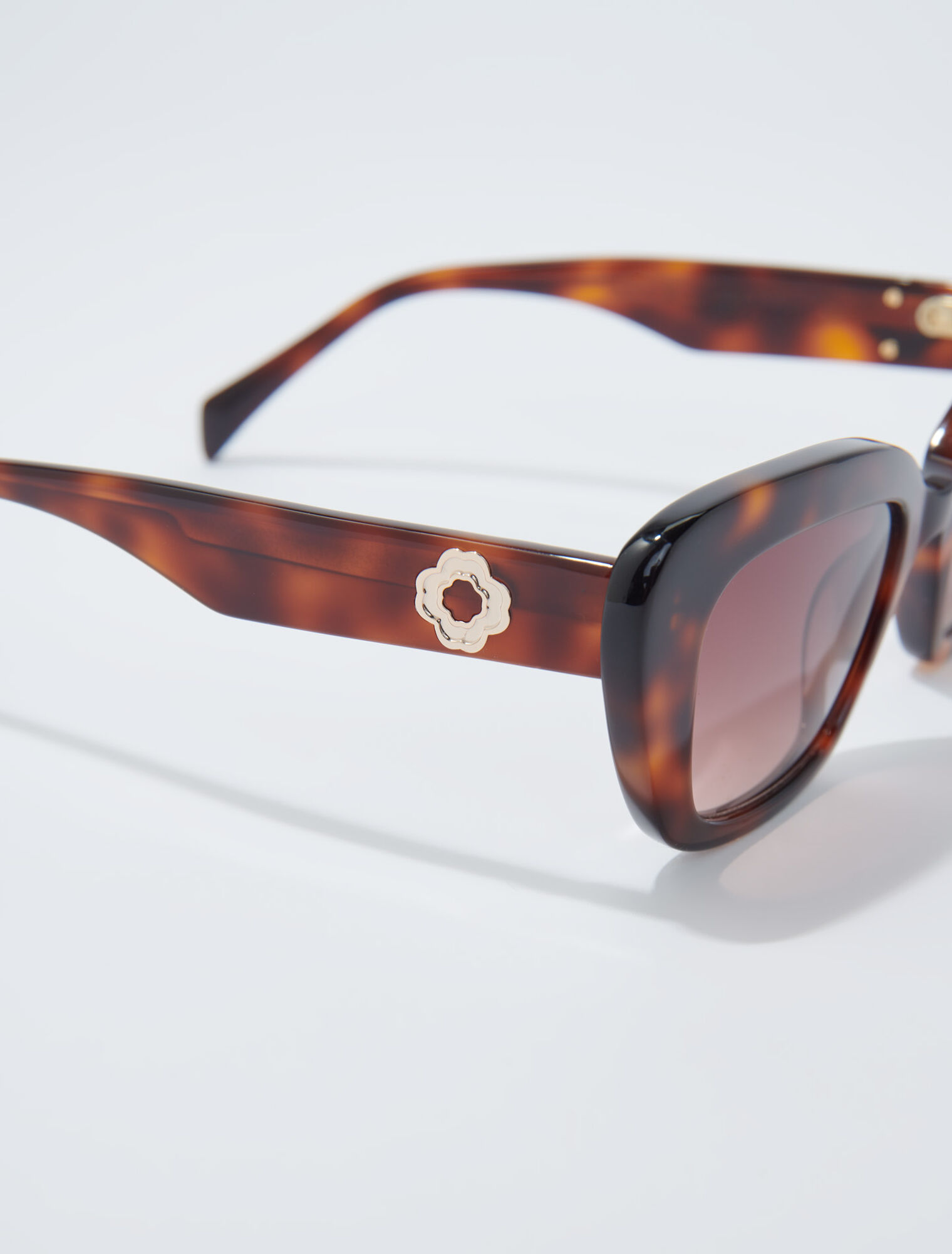 Slim acetate cat-eye glasses