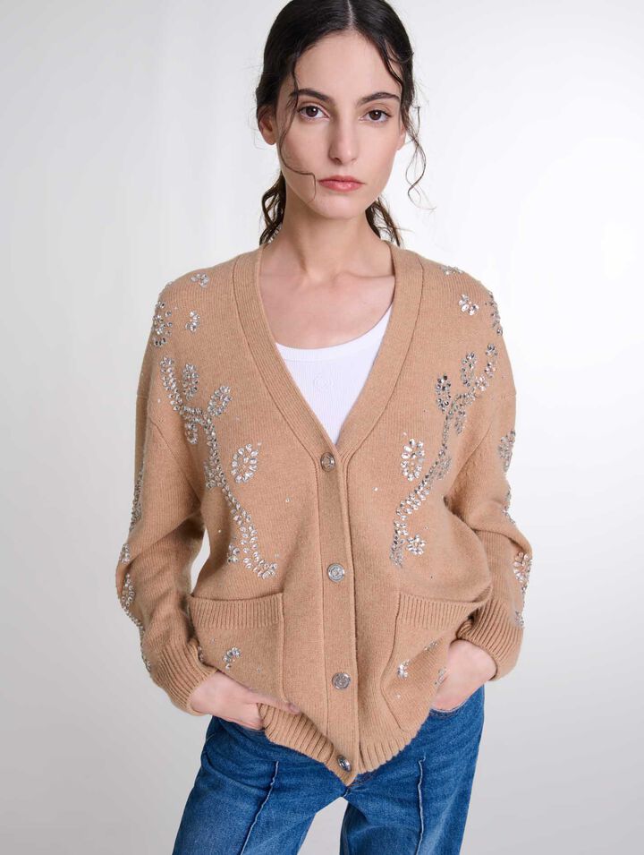 Cardigan bijoux