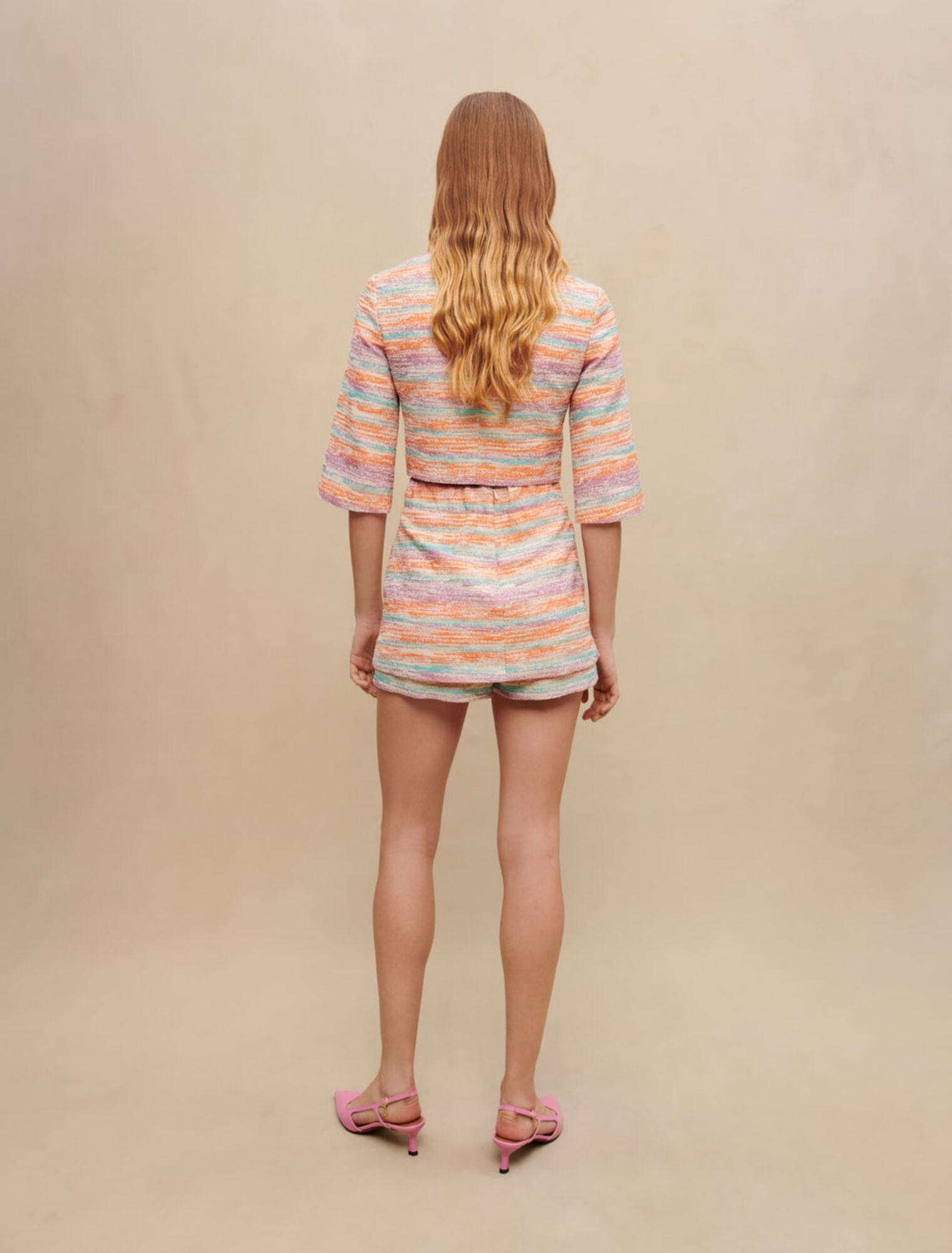Tweed short skirt
