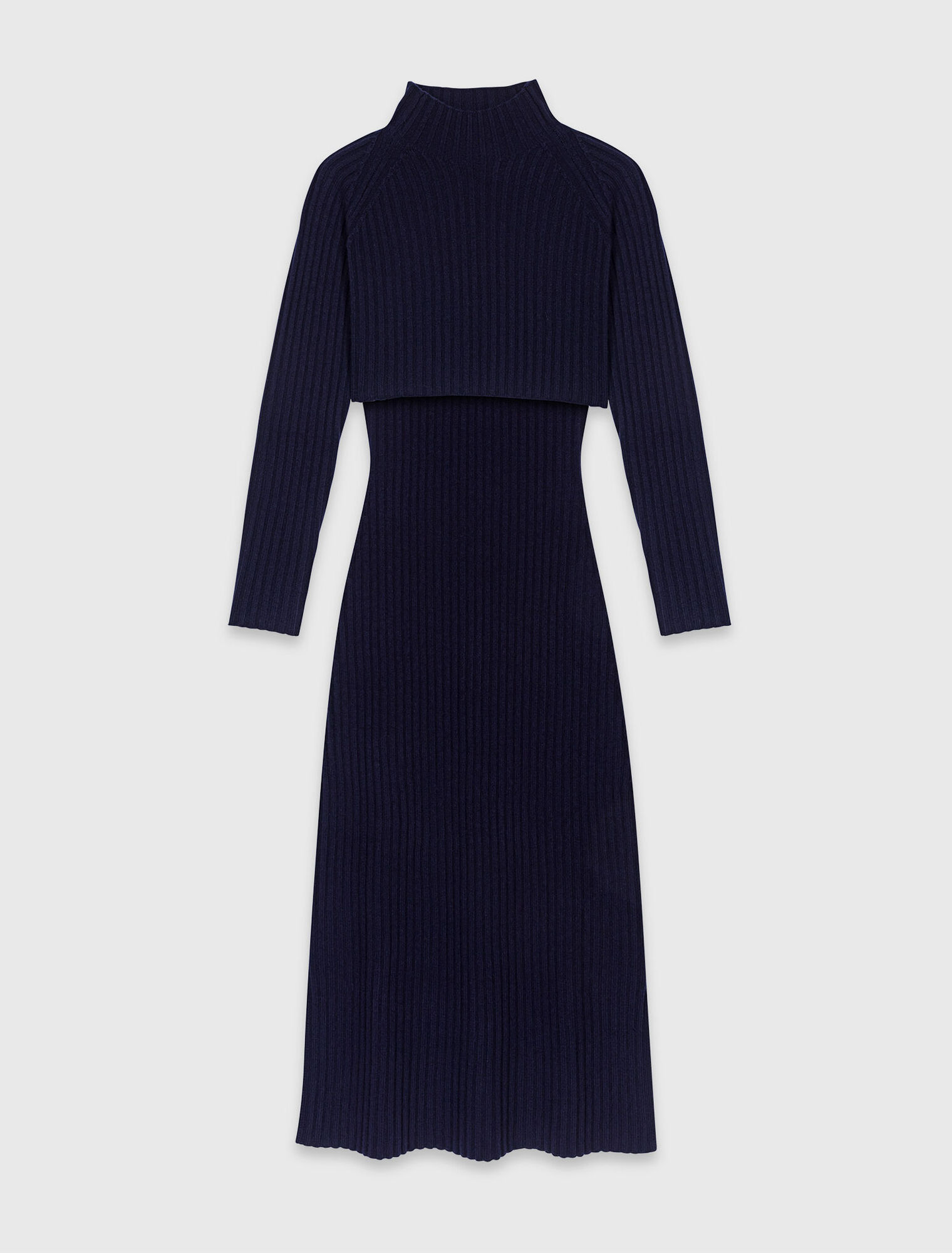 Robe en maille avec pull amovible