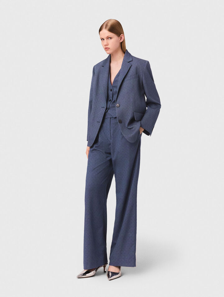 Veste de tailleur à strass
