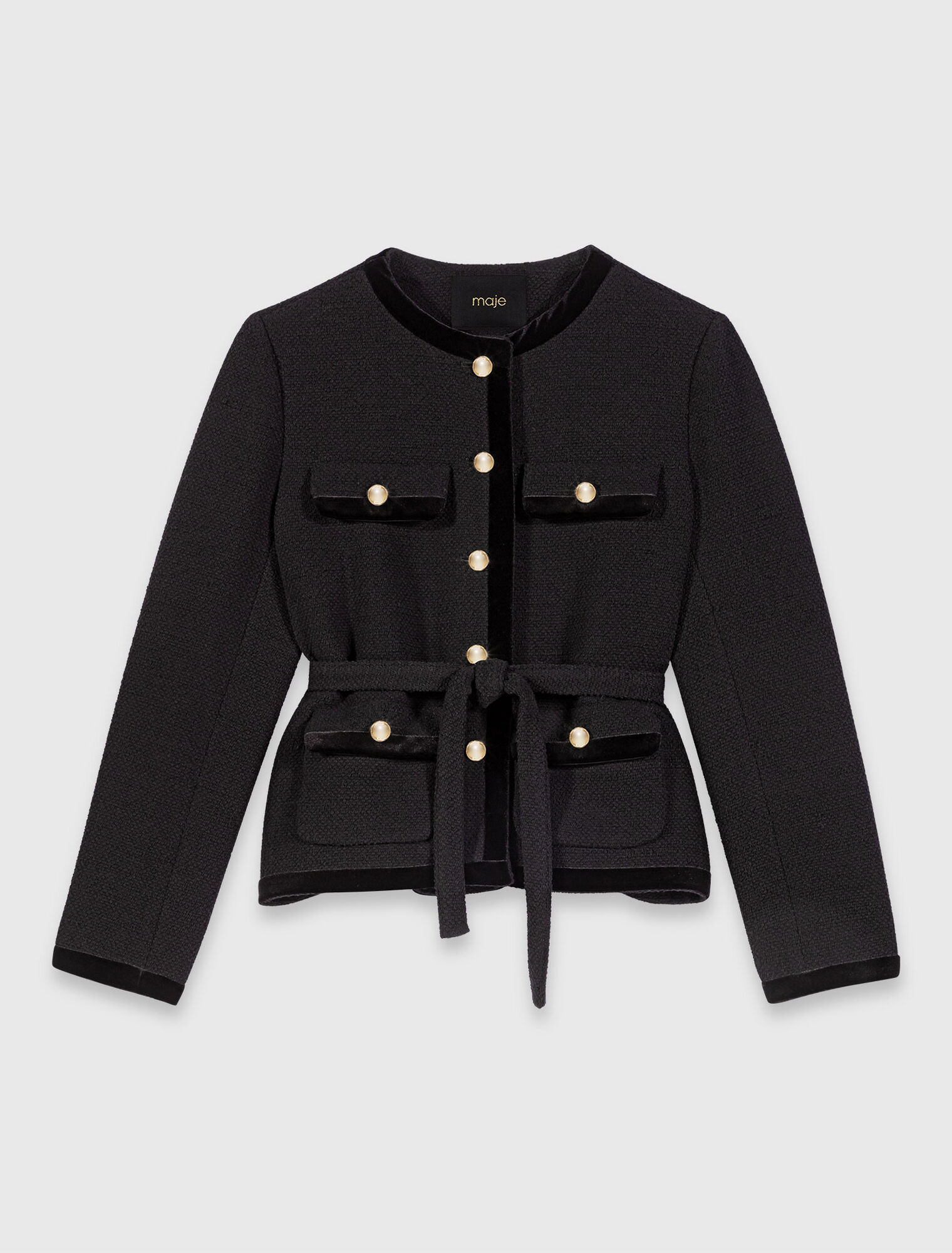 Long tweed jacket