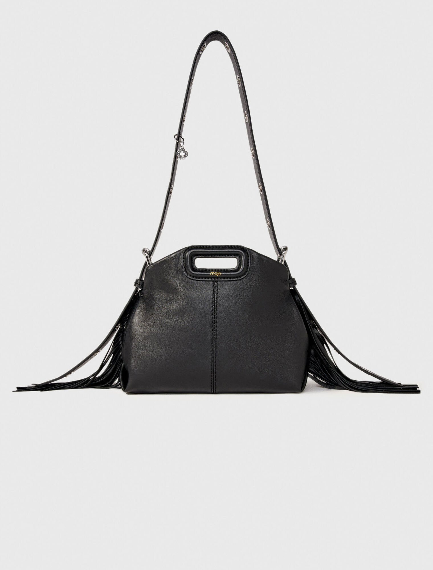 Plain leather mini Miss M bag