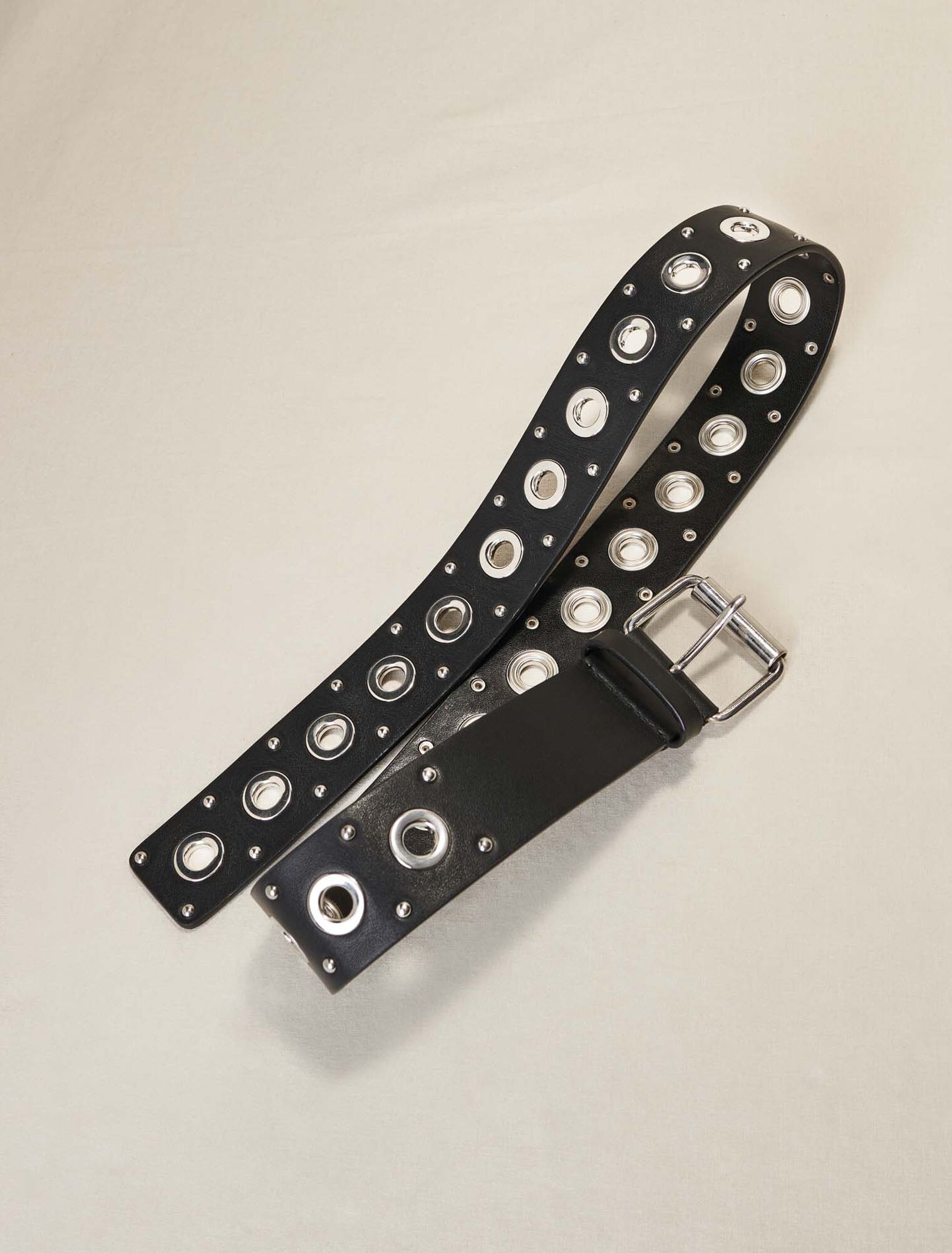 Ceinture à studs empiécés