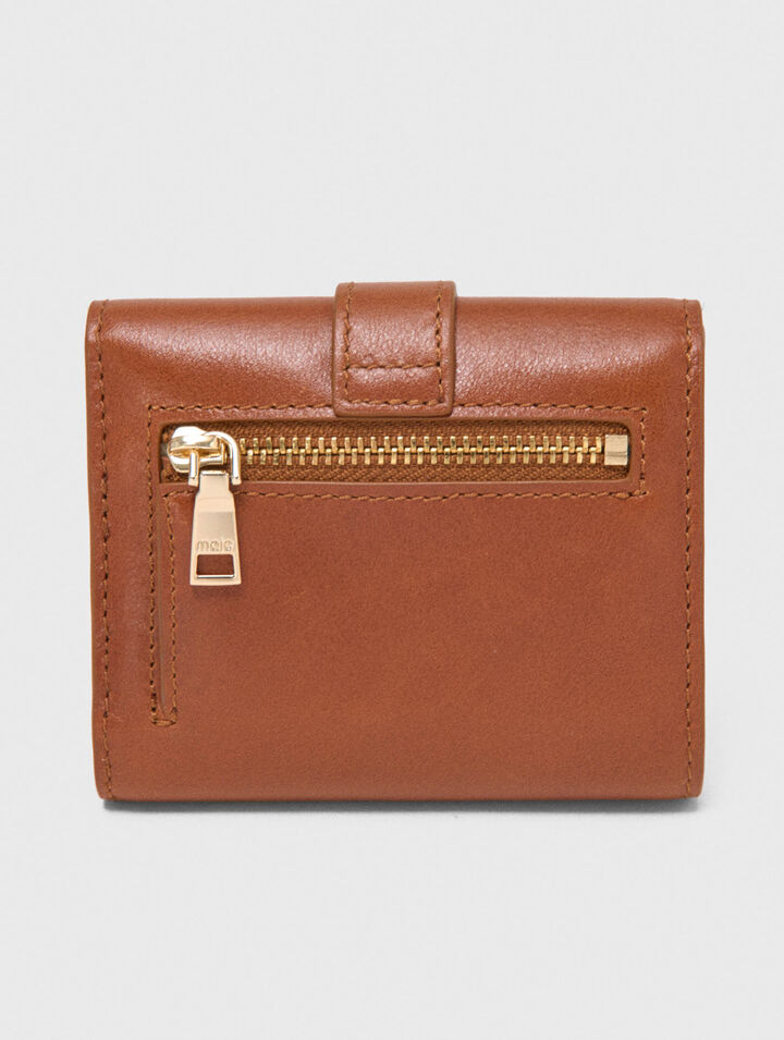 Miss M smooth leather wallet