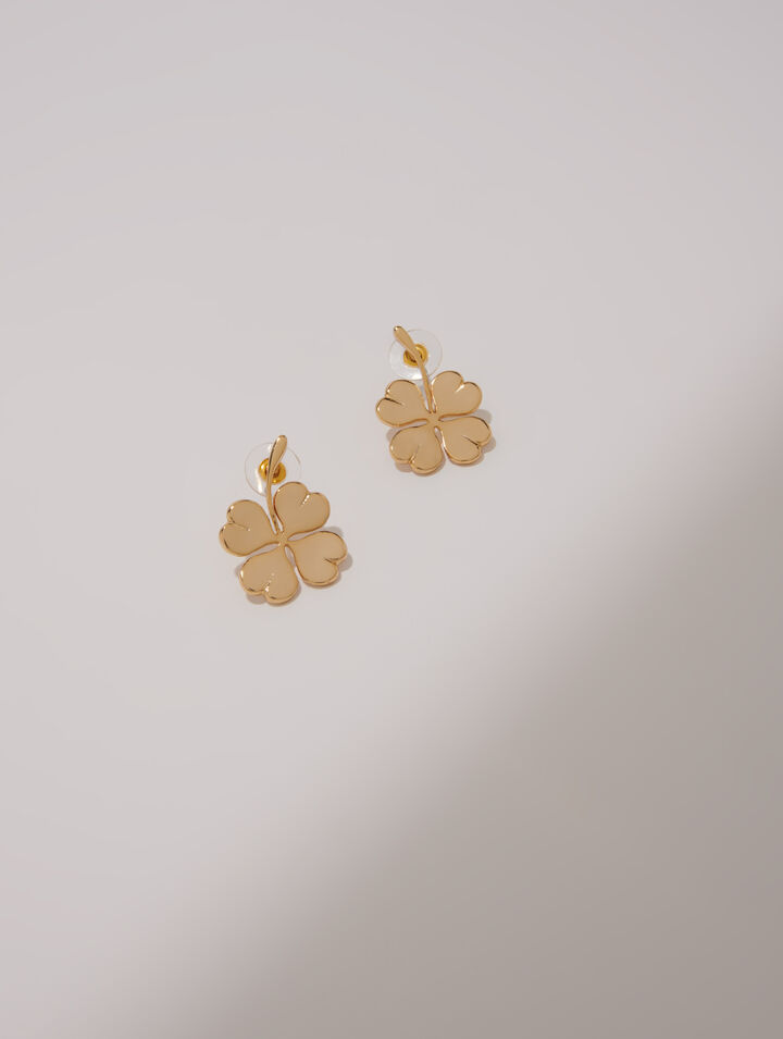 Boucles d'oreilles trèfle
