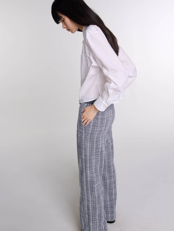 Pantalon en tweed