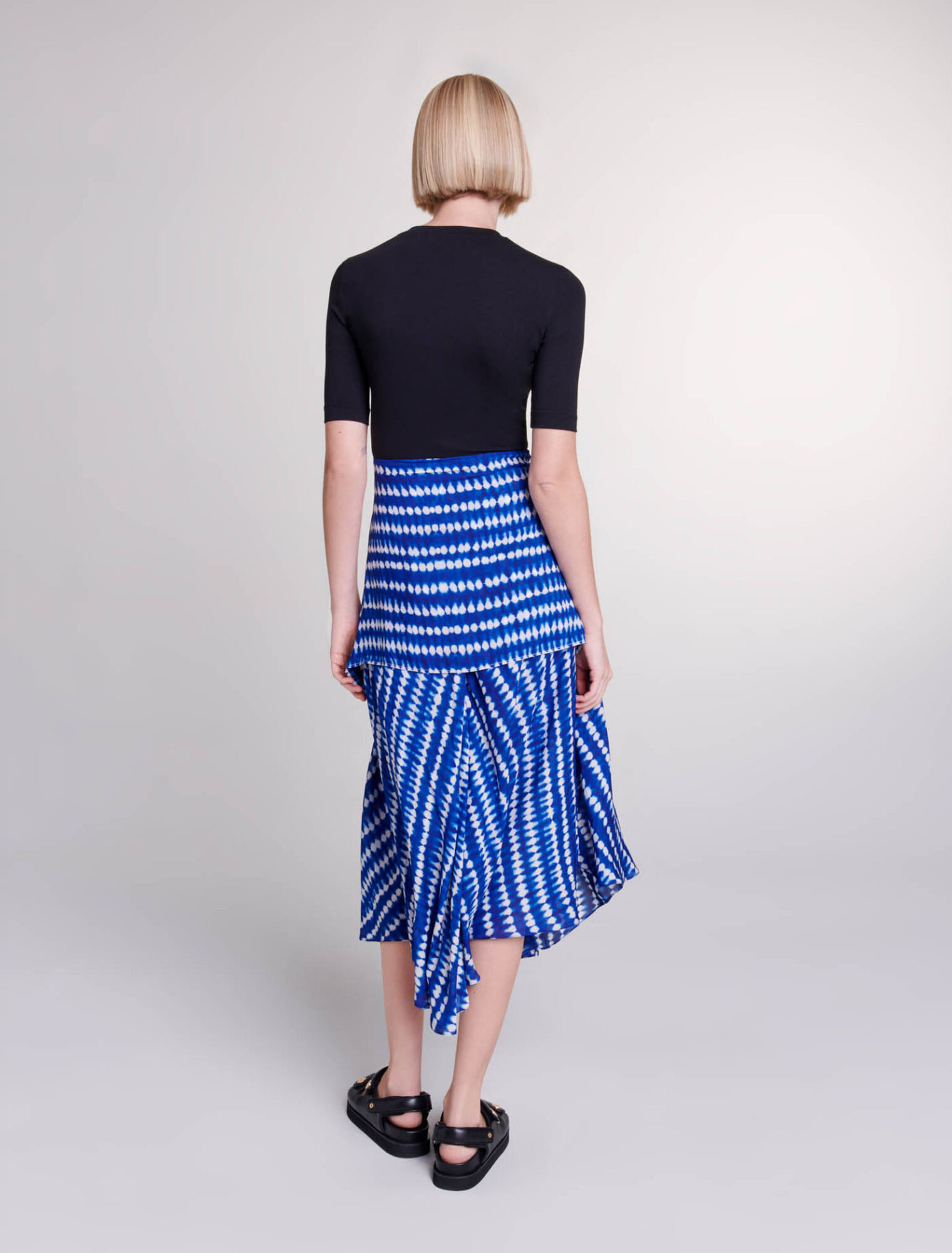 Robe longue effet 2-en-1