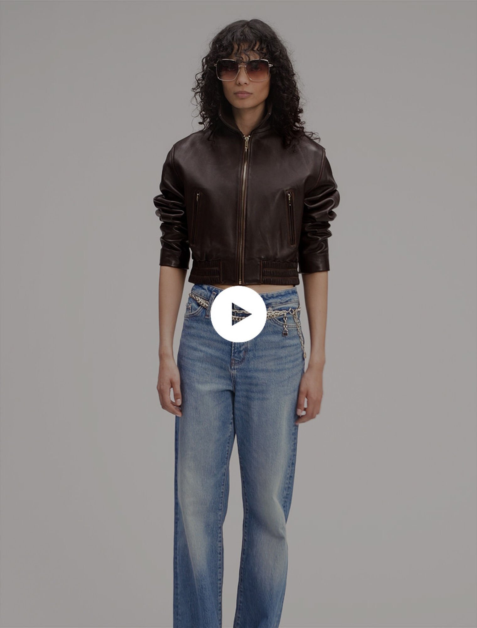 Vintage leather jacket