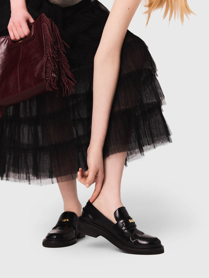 Jupe midi en tulle