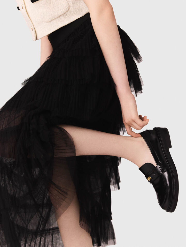Jupe midi en tulle