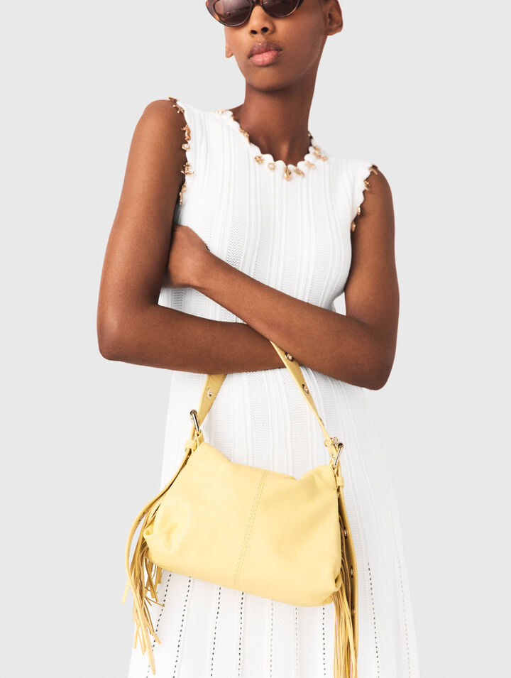 Sac Miss M mini cuir craquel&eacute; mat