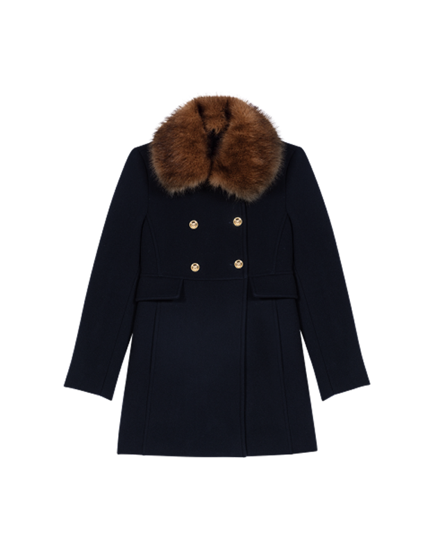 Manteau en laine mélangée