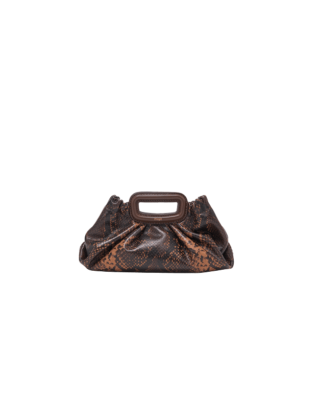 Embossed leather Milpli mini clutch