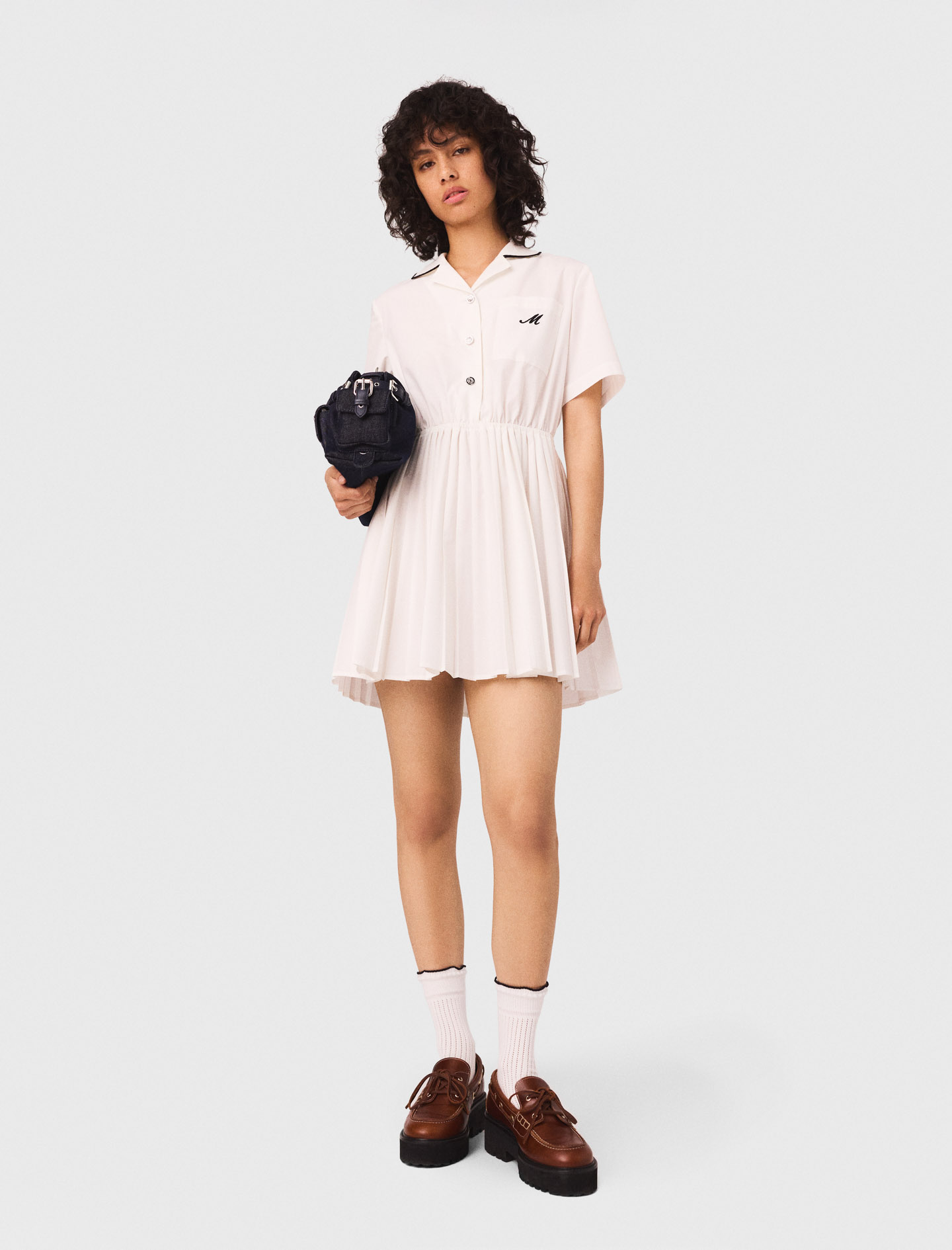 Robe Maje Manches Courtes - Taille 38, Noir Viscose/polyamide - Coupe Ample, Style Décontracté élégant