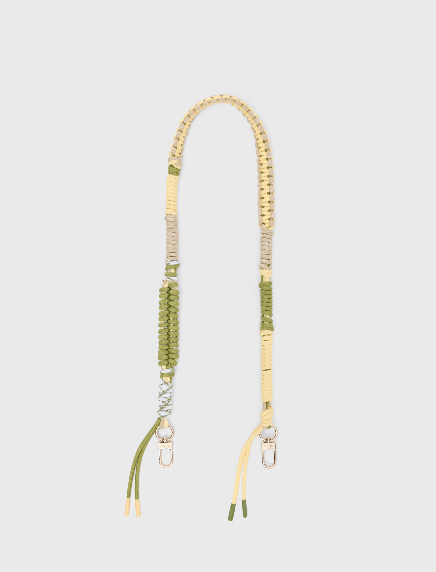 Strap Cordons Colorés Tressés - Jaune - Maje